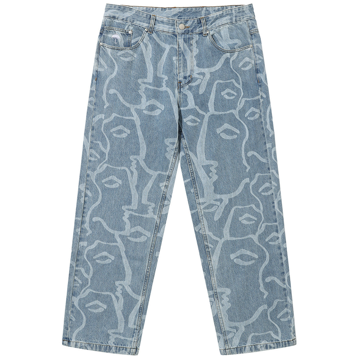 Helas Dieux Grecs Jeans Pant Light Blue