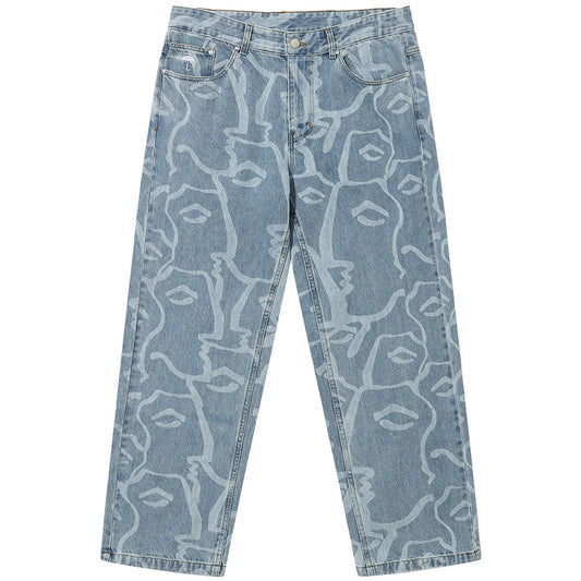 Helas Dieux Grecs Jeans Pant Light Blue