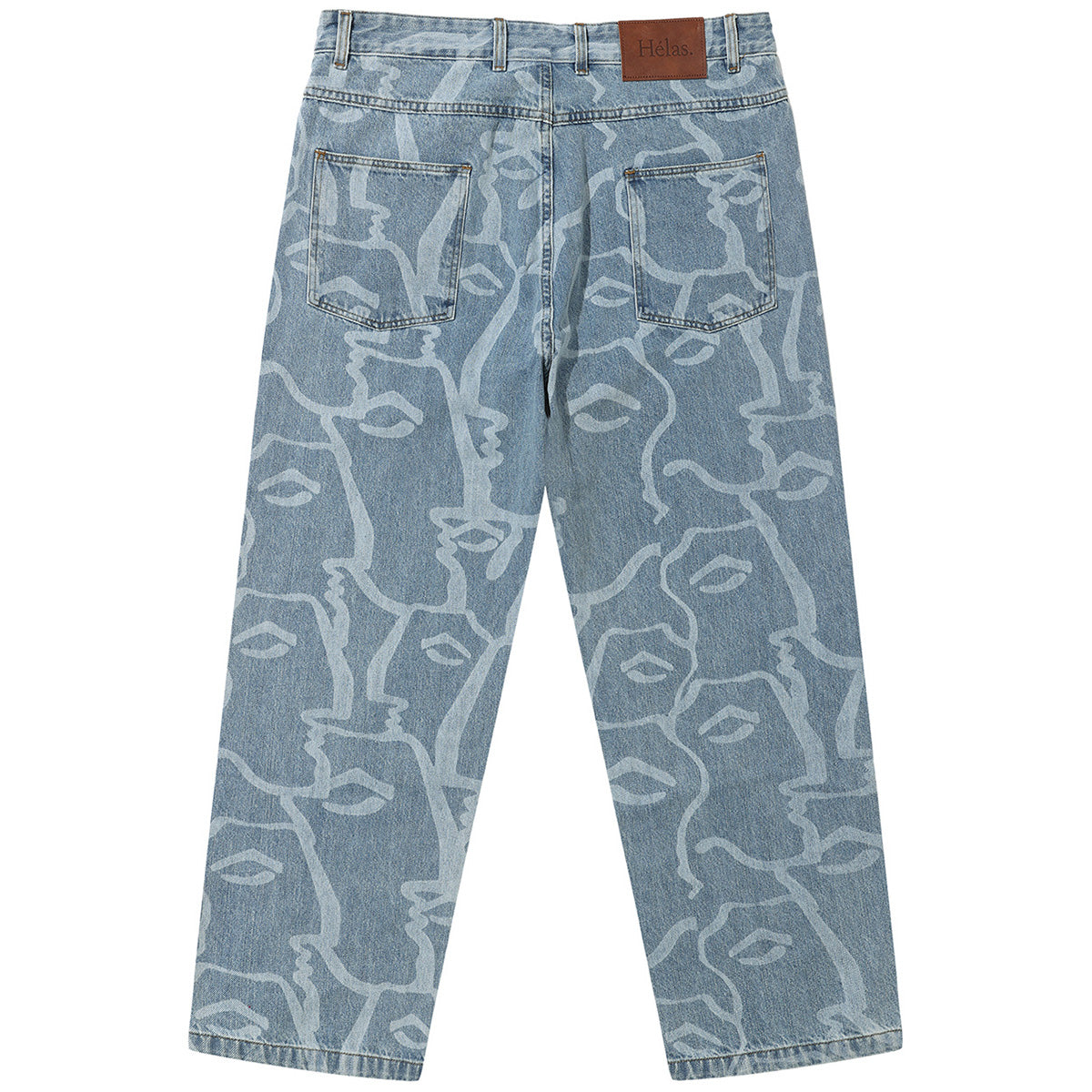 Helas Dieux Grecs Jeans Pant Light Blue