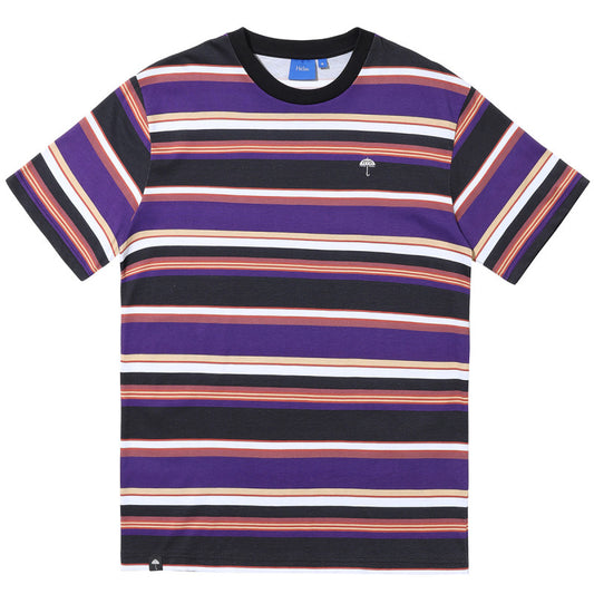 Helas Rayures T-Shirt Purple/Black