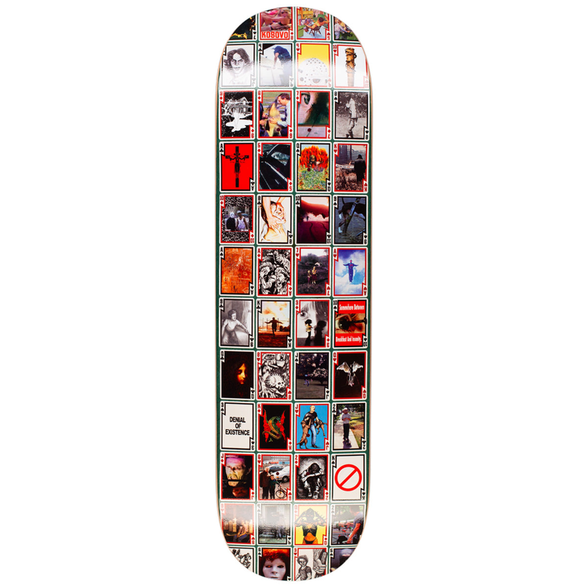 Hockey Playing Cards Skateboard Deck -Shape 1- 8.25