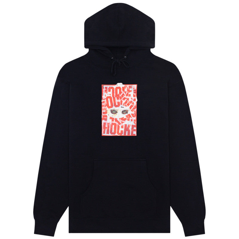 Hockey War All Over Hooded Sweater Black