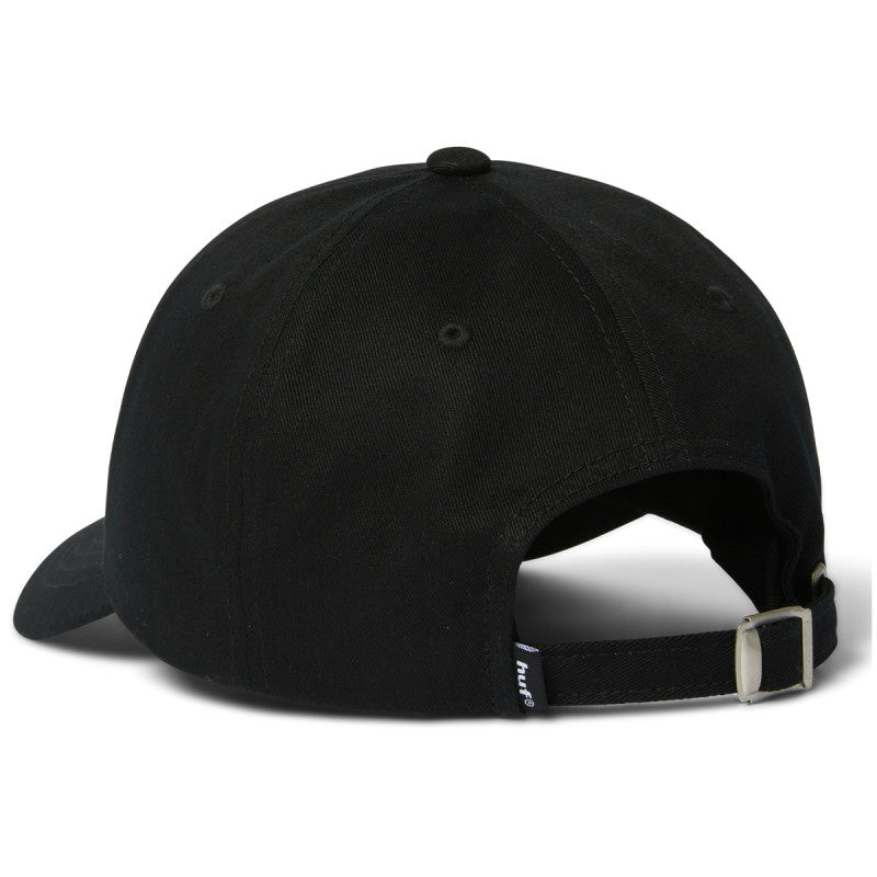 HUF 89 Embroidered 6 Panel CV Hat Black/White