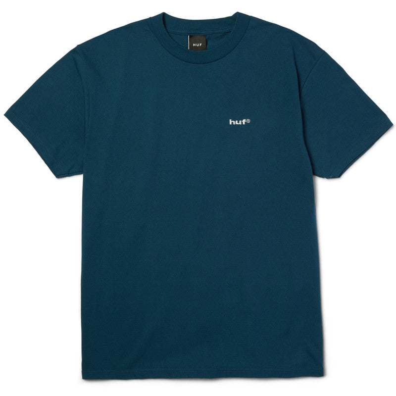 HUF 89 Embroidred T-Shirt Harbor Blue/White