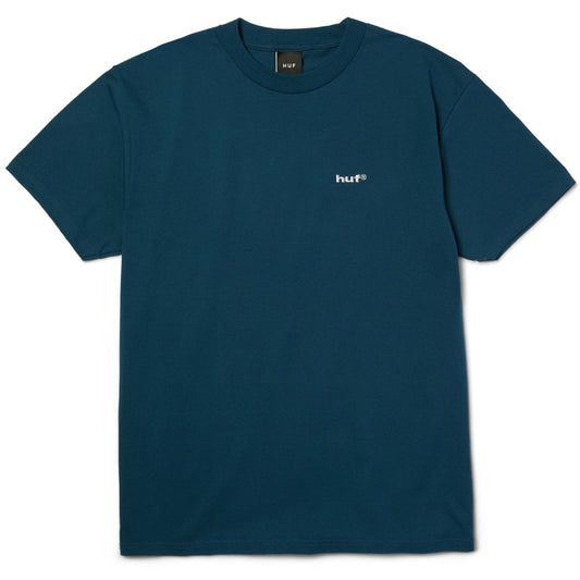 HUF 89 Embroidred T-Shirt Harbor Blue/White