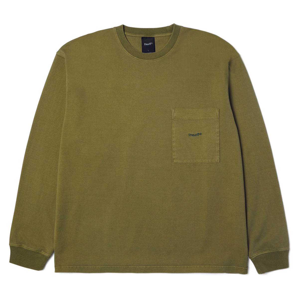 HUF 89 Heavyweight Longsleeve Knit Top Olive