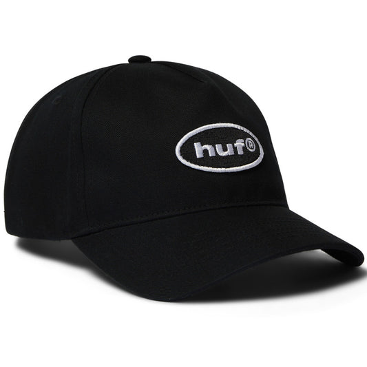 HUF 89 Oval 5 Panel Cap Black