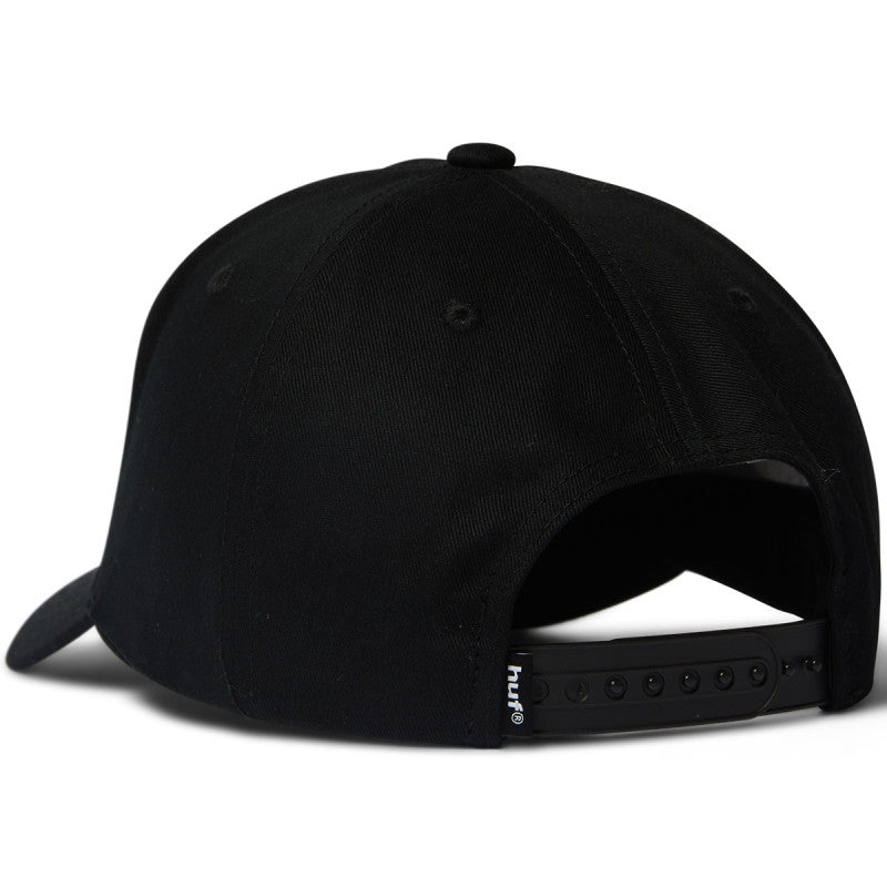 HUF 89 Oval 5 Panel Cap Black