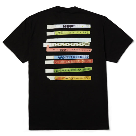 HUF Admission T-Shirt Black
