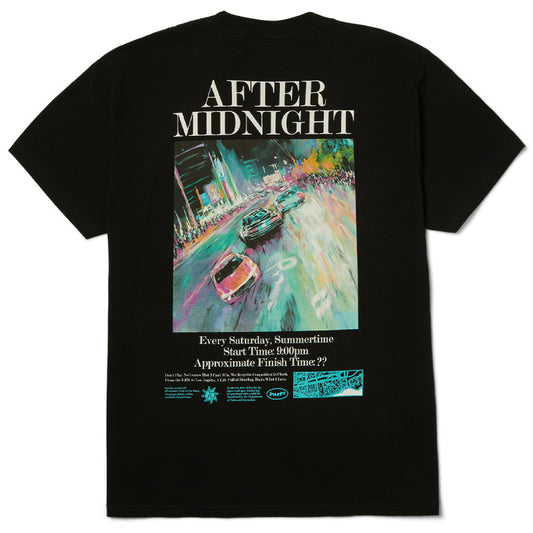 HUF After Midnight T-Shirt Black