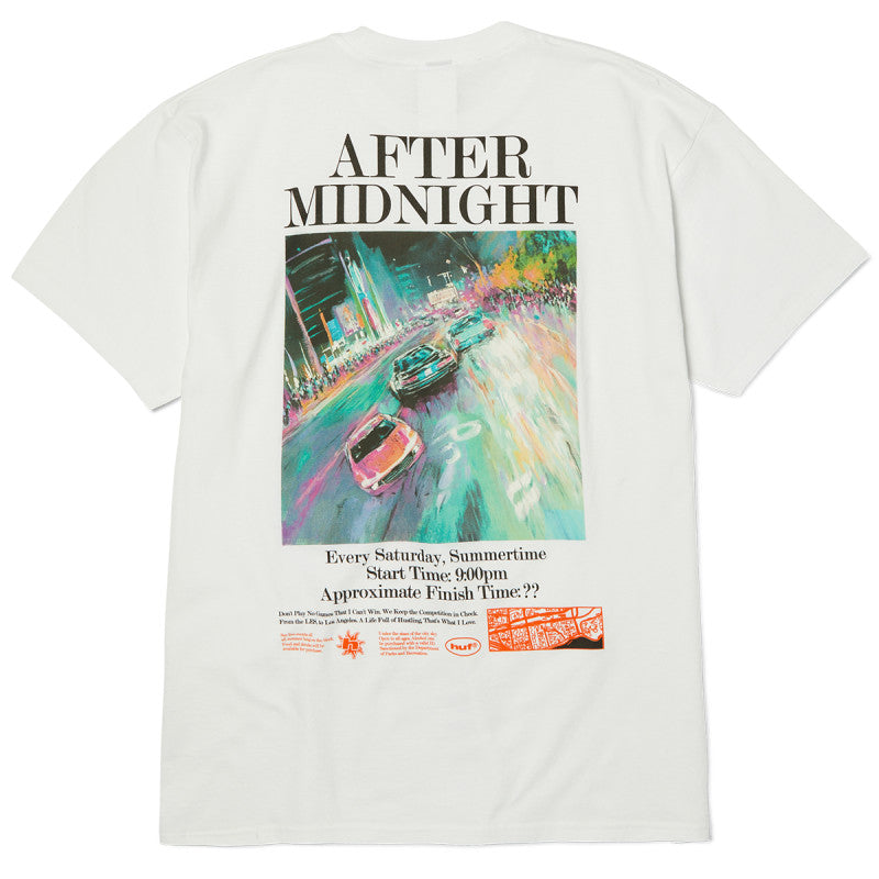 HUF After Midnight T-Shirt White