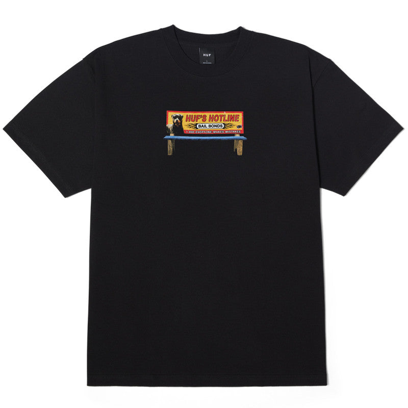 HUF Bail Bonds T-Shirt Black