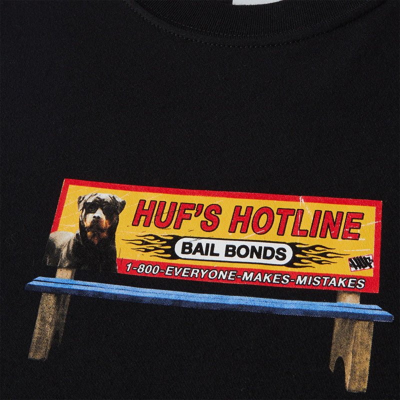 HUF Bail Bonds T-Shirt Black