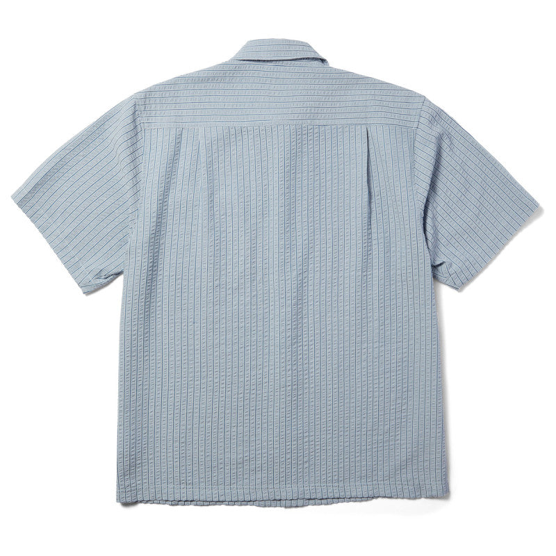 HUF Big Block Striped T-Shirt Light Blue