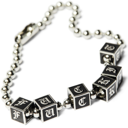 HUF Blocks Bracelet Silver