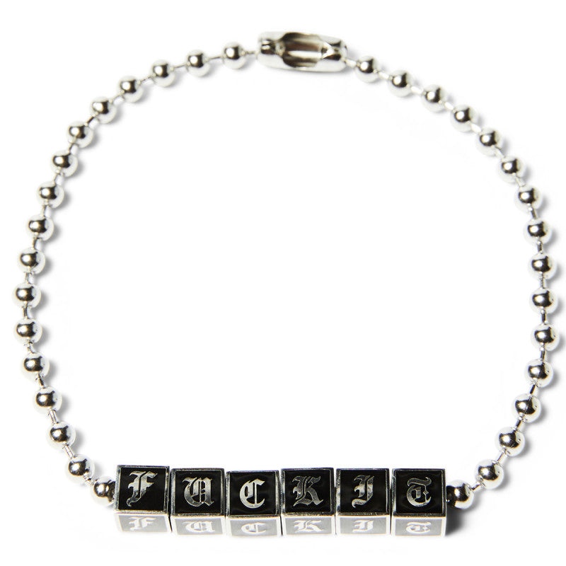HUF Blocks Bracelet Silver