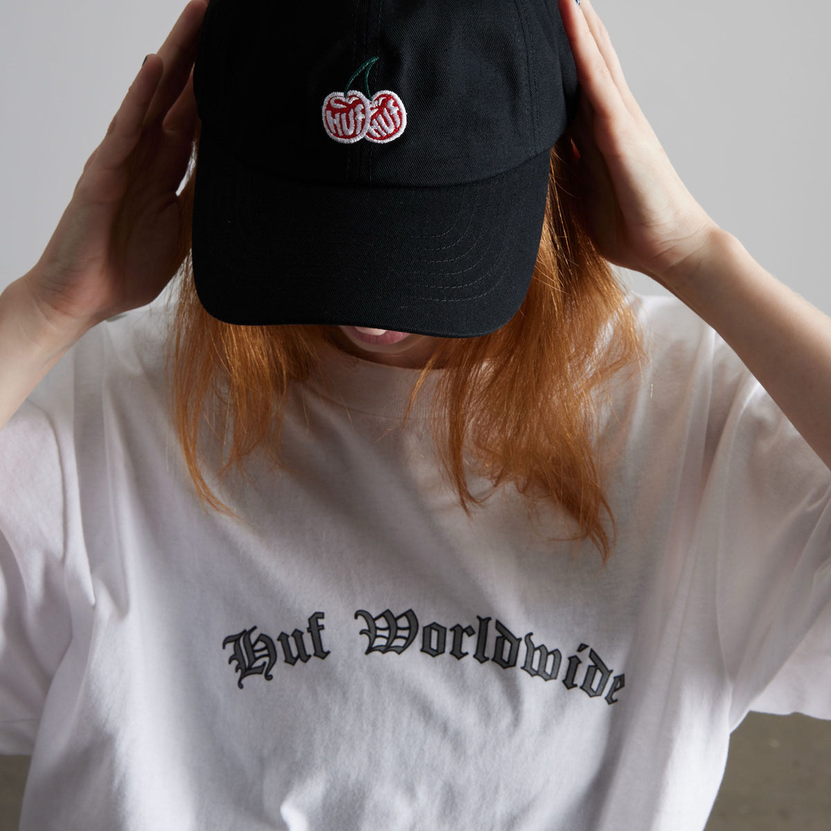 HUF Cherries 6 Panel CV Hat Black