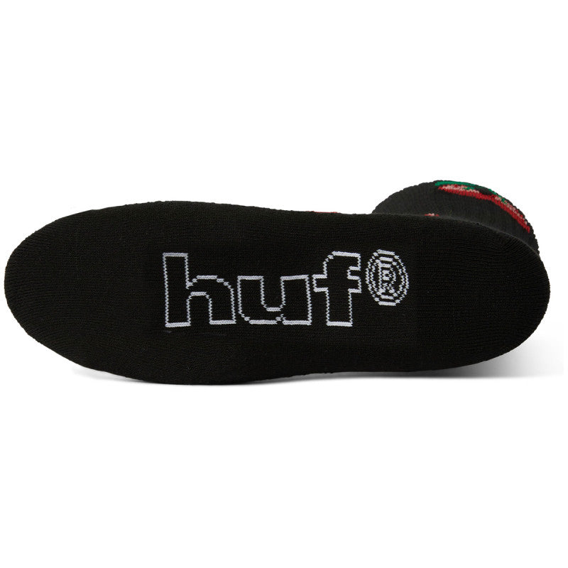 HUF Cherry Bomb Crew Sock Black