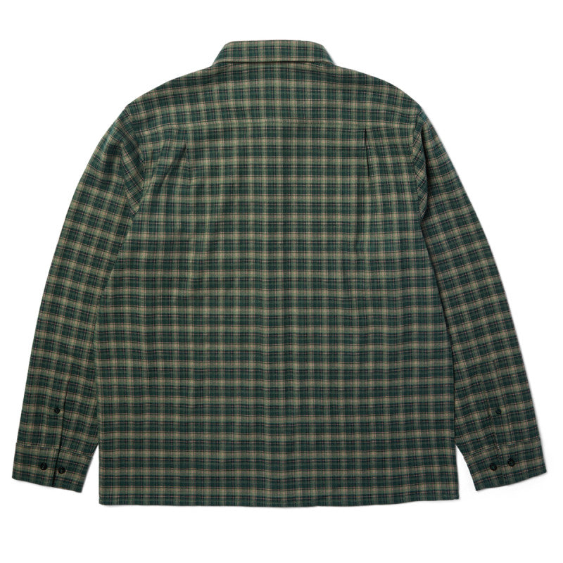 HUF Cross Plaid Longsleeve Shirt Pine