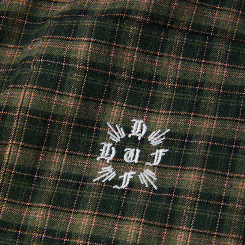 HUF Cross Plaid Longsleeve Shirt Pine