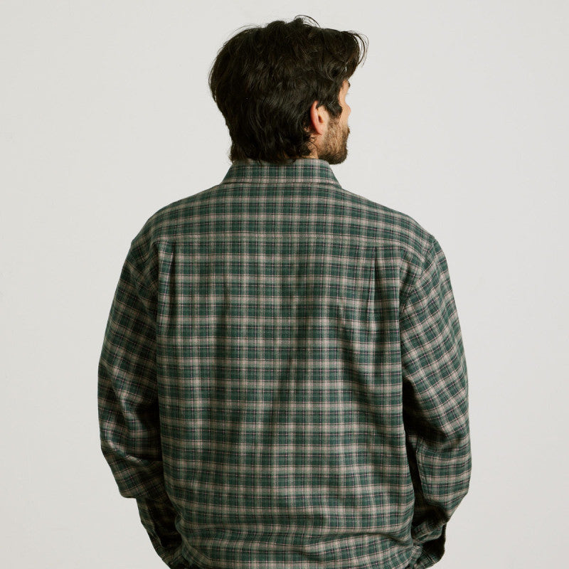HUF Cross Plaid Longsleeve Shirt Pine