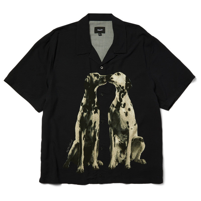 HUF Dogged Resort Shirt Black