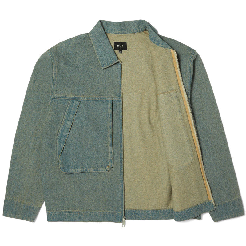 HUF Dresden Denim Work Jacket Indigo Earth