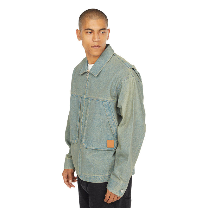 HUF Dresden Denim Work Jacket Indigo Earth