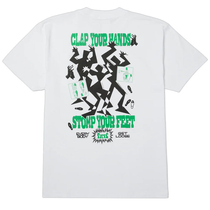 HUF Everybody Get Loose T-Shirt White