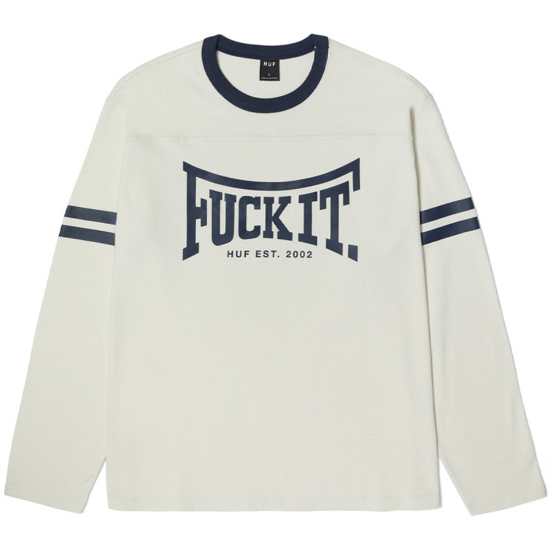 HUF Exeter Longsleeve Football Jersey Shirt Linen