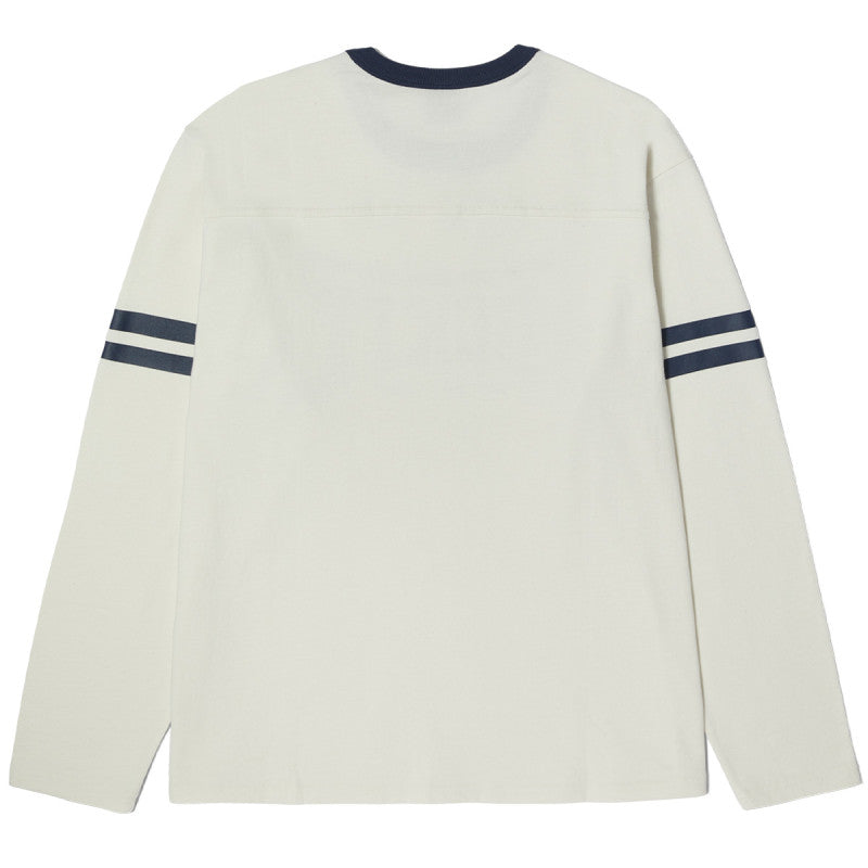 HUF Exeter Longsleeve Football Jersey Shirt Linen