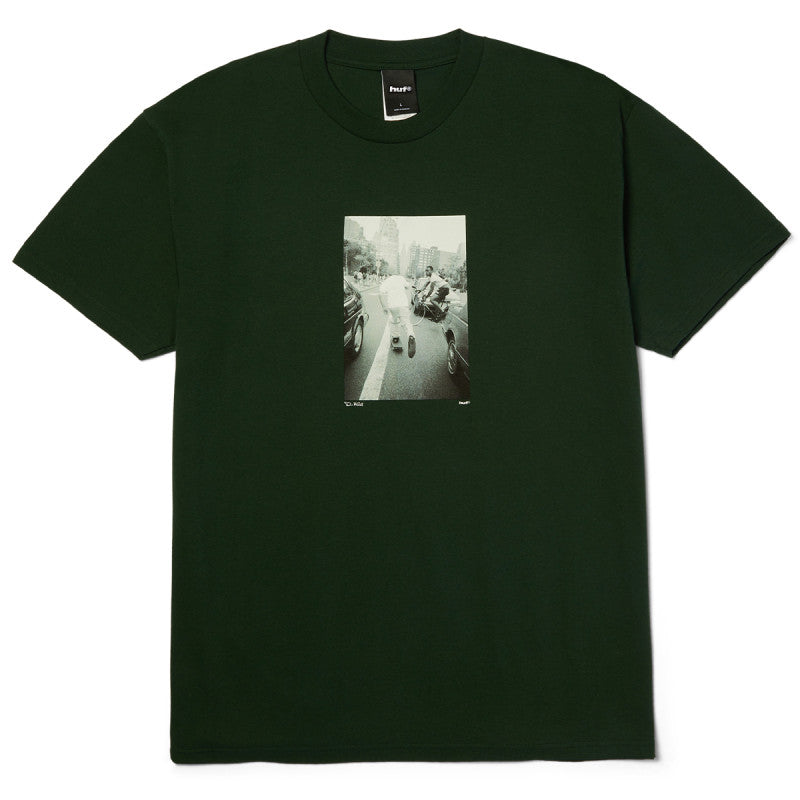HUF Fight The Traffic T-Shirt Forest Green