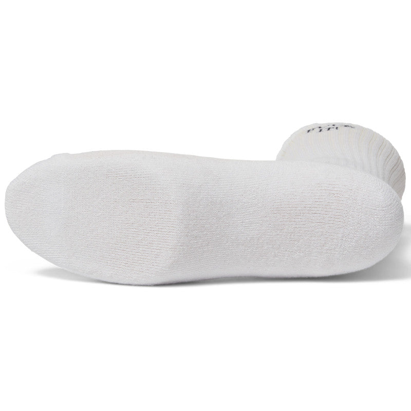HUF Fuck It Embroidered Socks White
