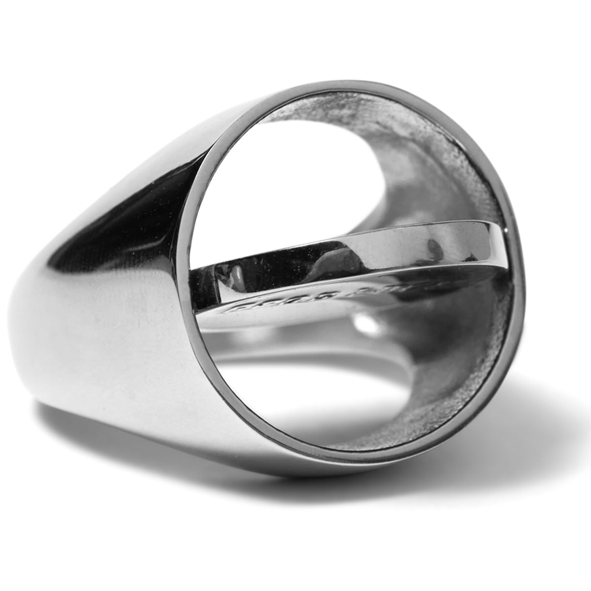 HUF Good Luck Flip Ring Silver