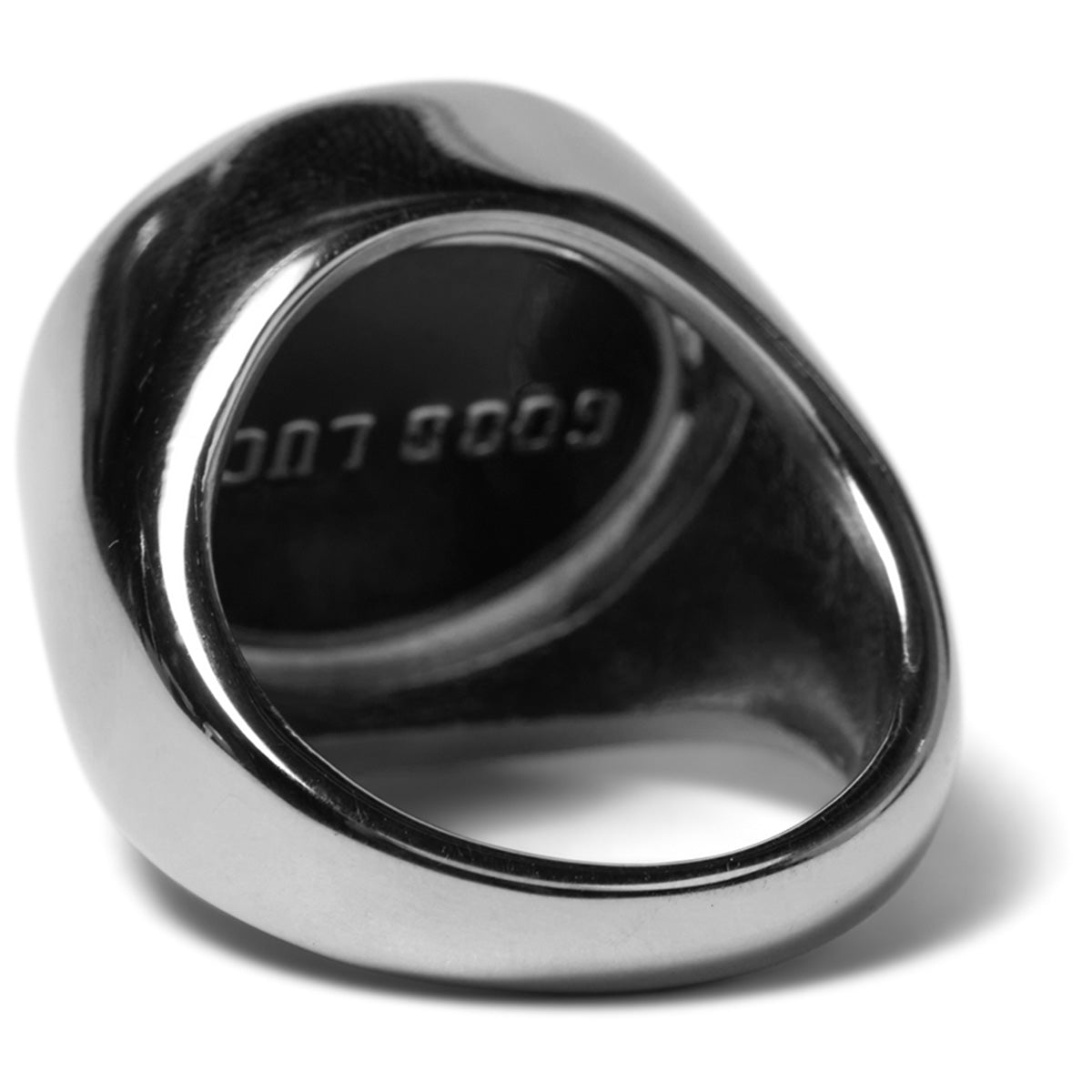 HUF Good Luck Flip Ring Silver