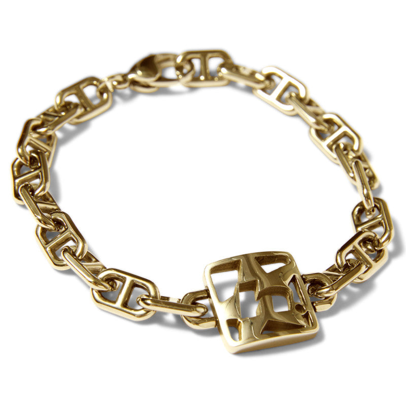 HUF H Star Bracelet Gold