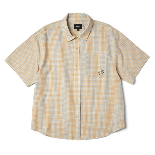 HUF H Star Plaid Shirt Putty