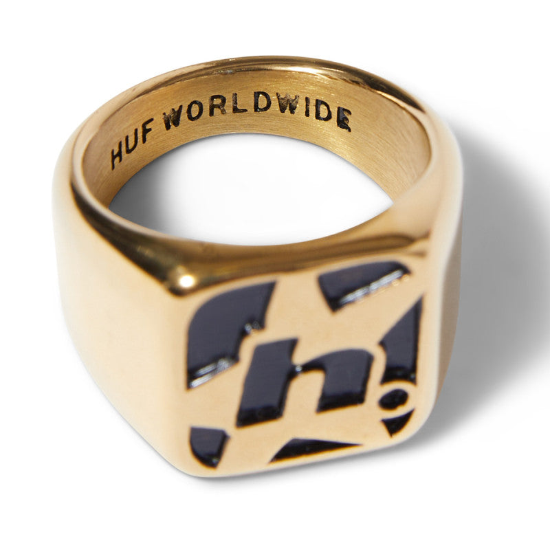 HUF H Star Ring Gold