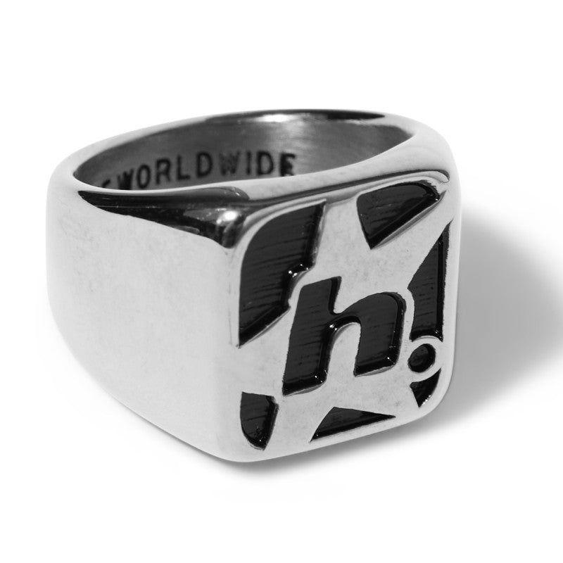 HUF H Star Ring Silver