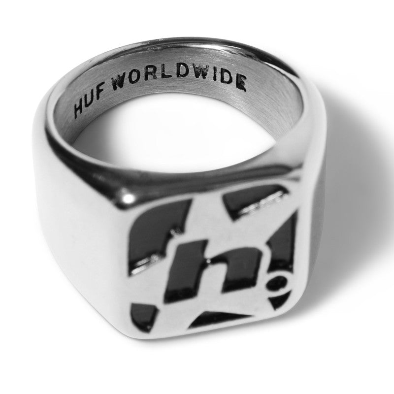 HUF H Star Ring Silver