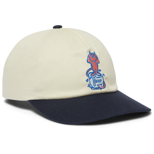 HUF Melt 5 Panel Snapback Natural