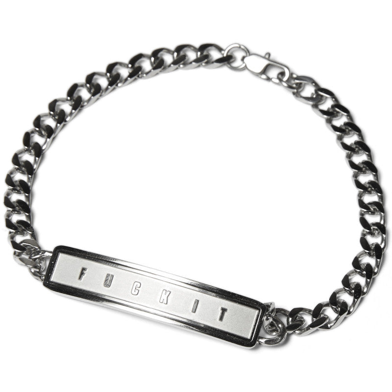 HUF Mini ID Bracelet Silver