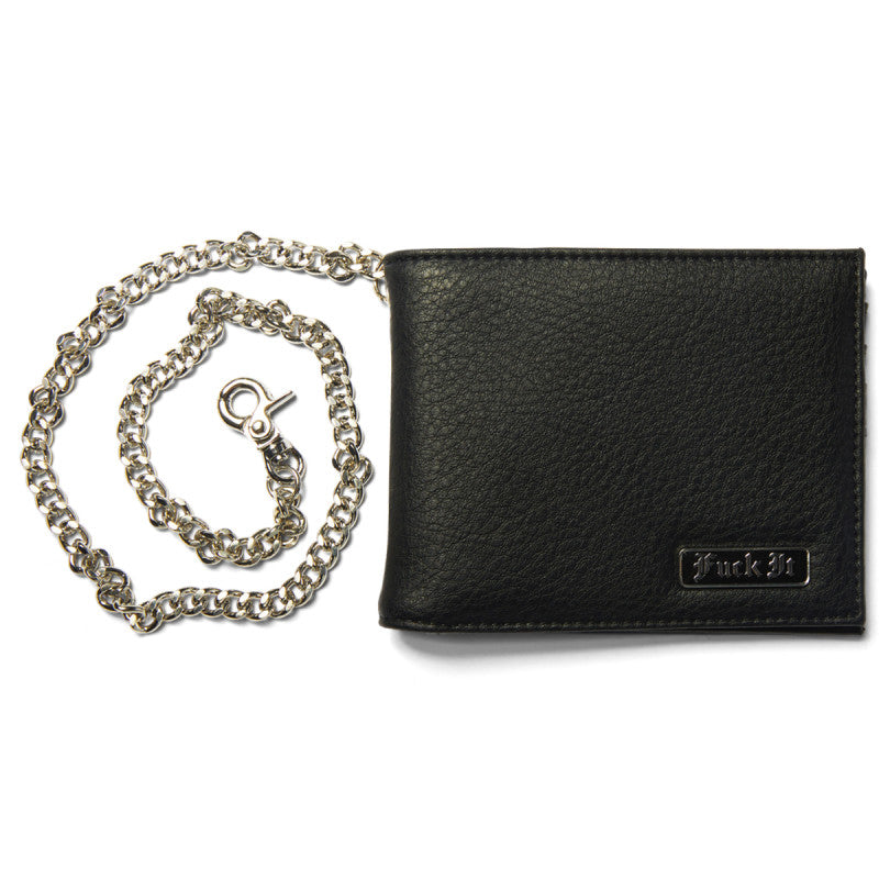 HUF Old E Chain Wallet Black