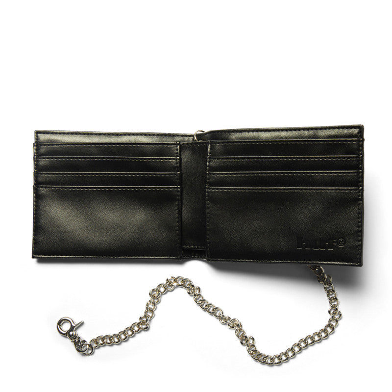 HUF Old E Chain Wallet Black
