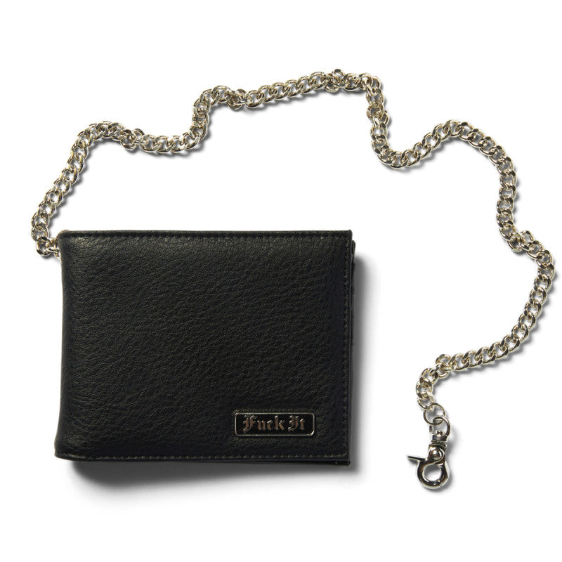 HUF Old E Chain Wallet Black