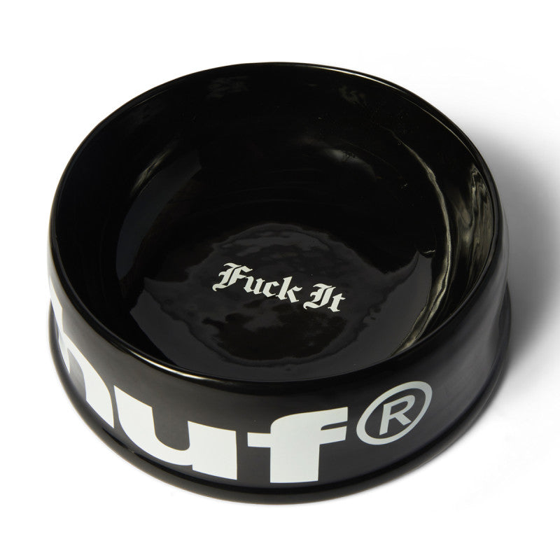 HUF Old E Dog Dish Black