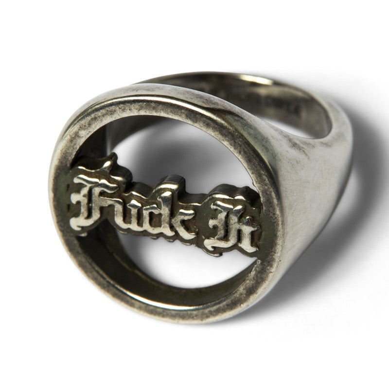 HUF Old E Exo Ring Silver