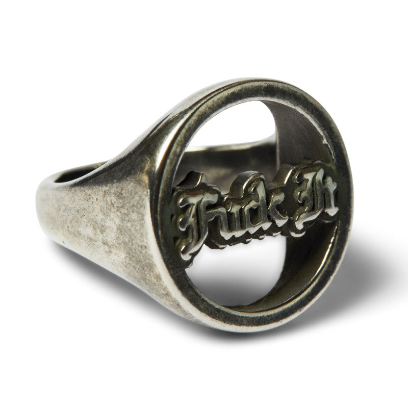 HUF Old E Exo Ring Silver