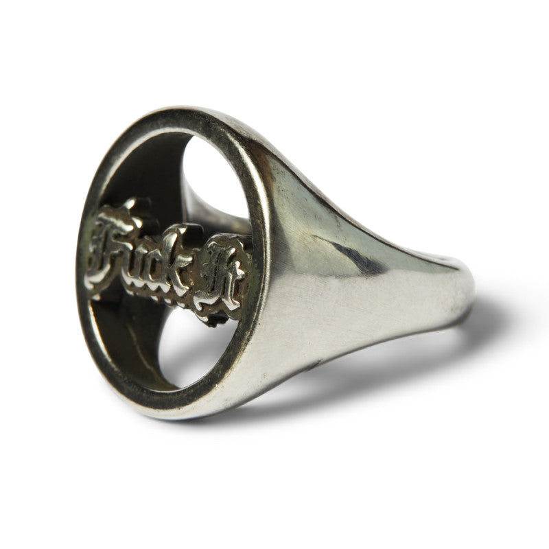 HUF Old E Exo Ring Silver