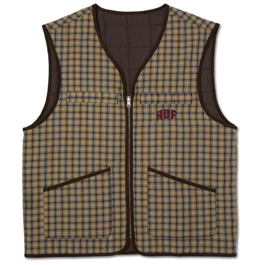 HUF Poynter Reversible Vest Clay